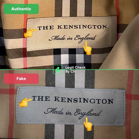 how to spot a fake burberry sweater|burberry coat false.